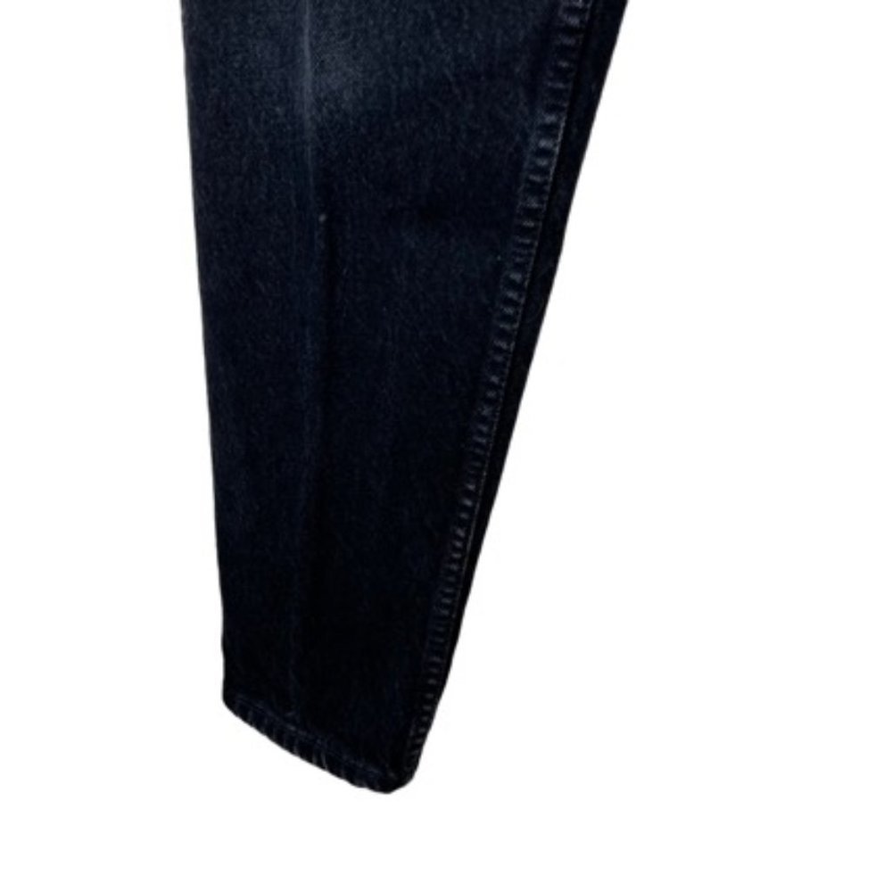 LEVI’S 551 Relaxed Fit Tapered Leg Black Denim Jean Pants Size 12 MED - Picture 5 of 11